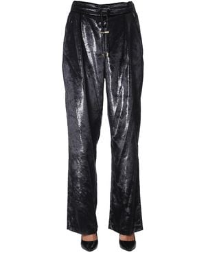 Balmain Wide Trousers - Black