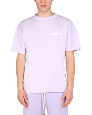 MOUTY Logo Print T-shirt - White