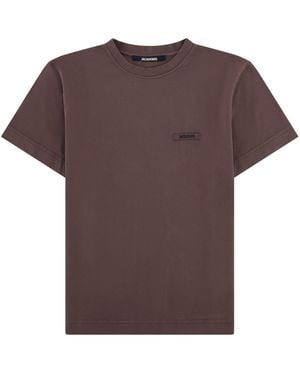 Jacquemus T-Shirt Gros Grain - Brown