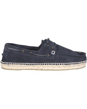 Manebí Suede Boat Espadrilles - Blue