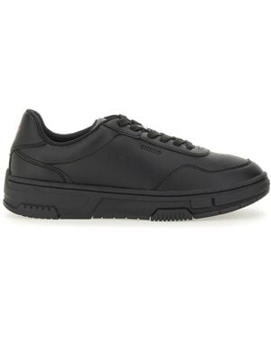 HUGO Trainer With Zigzag Detail - Black