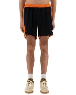 Wales Bonner Contrast Panel Jersey Shorts - Black