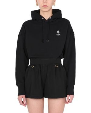 Givenchy Printed Cotton Hoodie - Black
