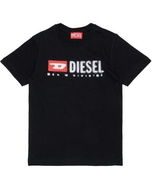 DIESEL "Tadjustk14" T Shirt - Black