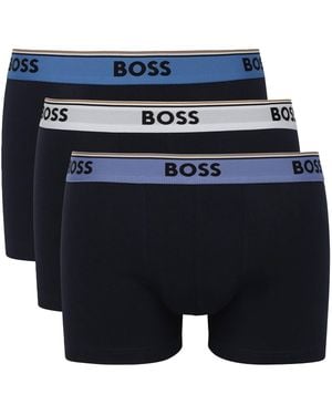 BOSS 3-Pack Of Boxer Shorts - Blue
