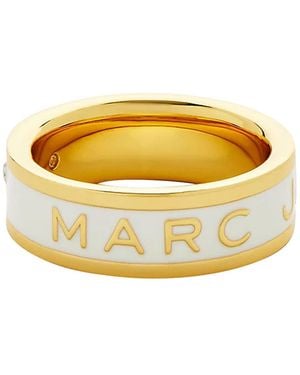 Marc Jacobs Anello Con Smalto - Giallo