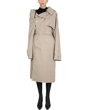 Balenciaga Trench "Off The Shoulder" - Natural