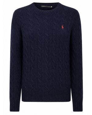 Polo Ralph Lauren Maglia A Trecce - Blue