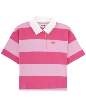 Lacoste Polo "Stripe" - Pink