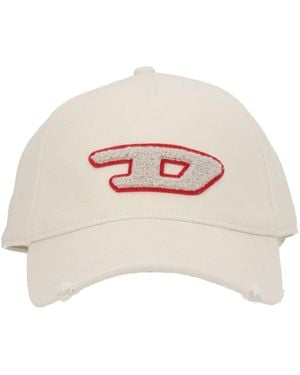 DIESEL Multicolour Cotton Hat - Natural