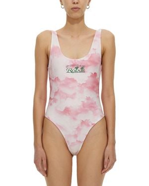 ROTATE BIRGER CHRISTENSEN Printed Swimwear - Pink
