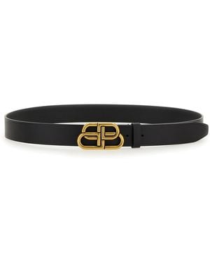 Balenciaga High Belt "Bb" - Black