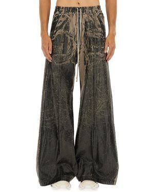 Rick Owens Trousers Geth Belas - Black