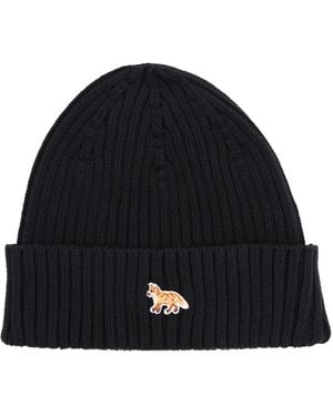 Maison Kitsuné "Baby Fox" Beanie - Black