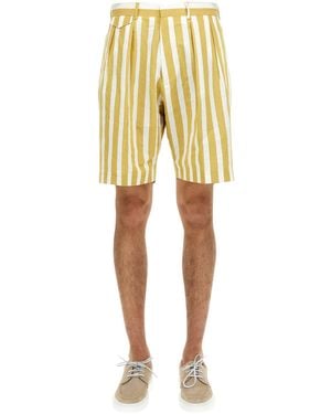 Paul Smith Deckchair Stripe Bermuda Shorts - Yellow
