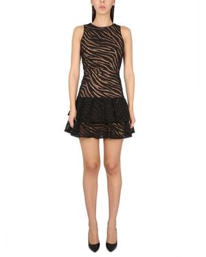 Michael Kors Lined Sleeveless Mini Dress - Black
