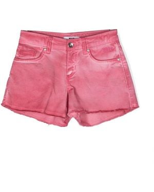 MSGM Bull Shorts - Pink