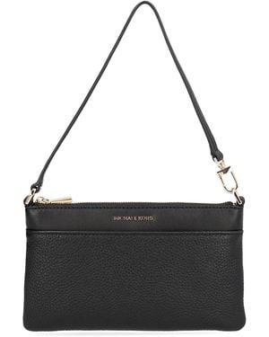 MICHAEL Michael Kors Leather Clutch Bag - Black