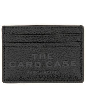 Marc Jacobs Card Holder With Logo - Black