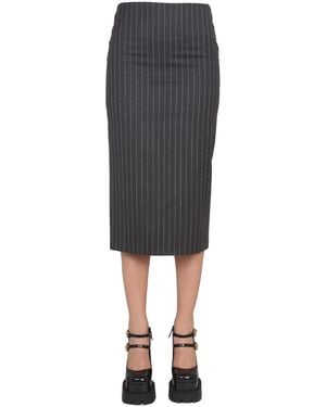 Versace Tailored Pencil Skirt - Black