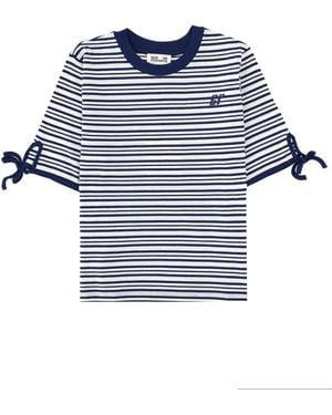 Baum und Pferdgarten T-Shirt "Janet" - Blue