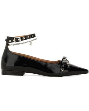 Ganni Jewel Ballerina - White