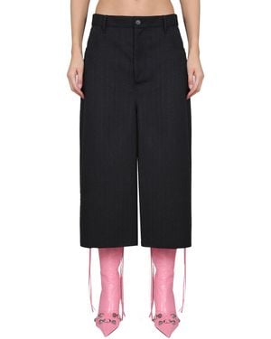 Balenciaga Shorts Loose - Black