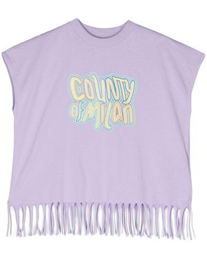Marcelo Burlon Tank Top - Purple