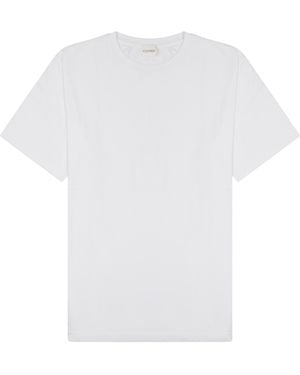 Closed Solid Crew Neck T-Shirt - White