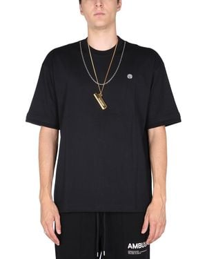 Ambush T Shirt With Iconic Chain - Black