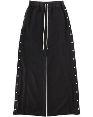 Rick Owens High-Waisted Wiof Pusher Trousers - Black
