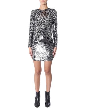 MICHAEL Michael Kors Fitted Mini Dress - Grey