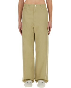 Burberry Wide Trousers - Green