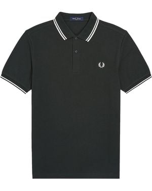 Fred Perry Polo With Logo - Black