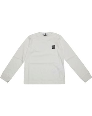 Stone Island T Shirt With Logo - White
