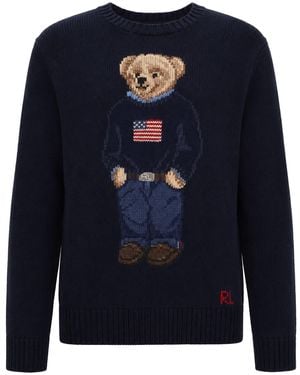 Polo Ralph Lauren Maglia "Bear" - Blue