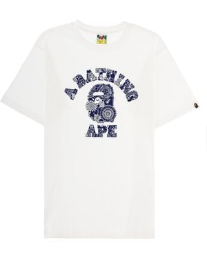 A Bathing Ape T-Shirt "Japanese Art" - White