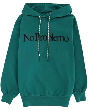 No Problemo Sweatshirt With Logo - Green