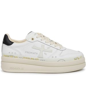 Premiata Trainers Micol Calf Leather Trainers - White