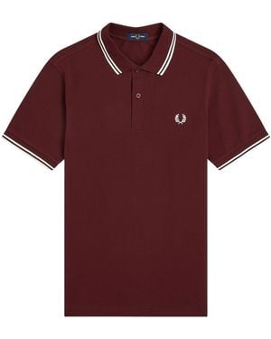 Fred Perry Polo With Logo - Red