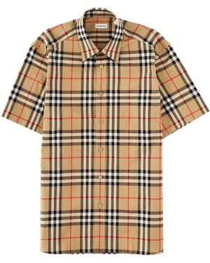 Burberry "Check" Shirt - Multicolor