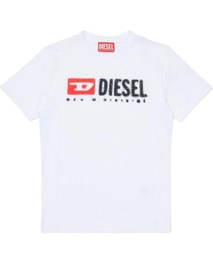 DIESEL "Tadjustk14" T Shirt - White