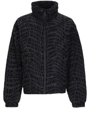 Versace Jeans Couture Giacca A Collo Alto - Black