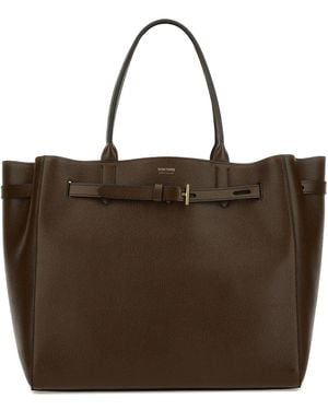 Tom Ford Large "Audrey" Tote Bag - Brown