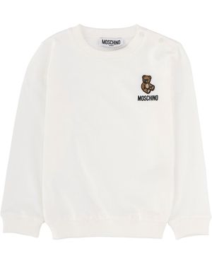 Moschino Felpa Con Logo - White