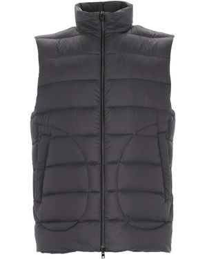 Herno Gilet Imbottito Con Zip - Grey