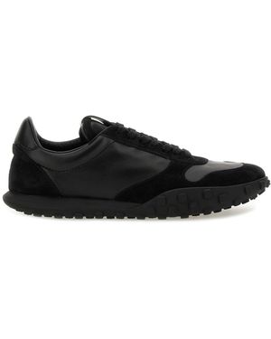 Jil Sander Calf Leather Trainers - Black