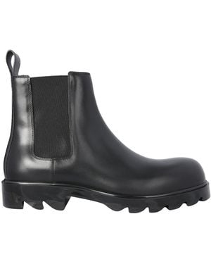 Bottega Veneta Leather Ankle Boots For - Black