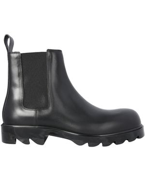 Bottega Veneta Leather Ankle Boots For - Black