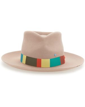 SUPERDUPER FEAT LORENZOJOVA Bougainvillea Hat - White